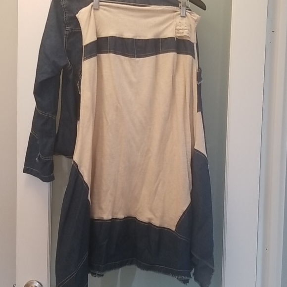 Jean jacket and skirt set.  Fun, funky, pretty fab - Picture 5 of 5
